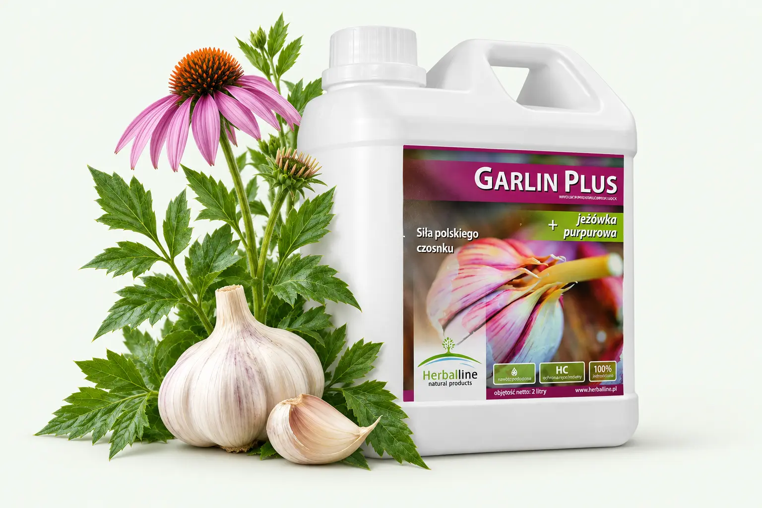 Garlin Plus — Czosnek · Lubczyk · Jeżówka